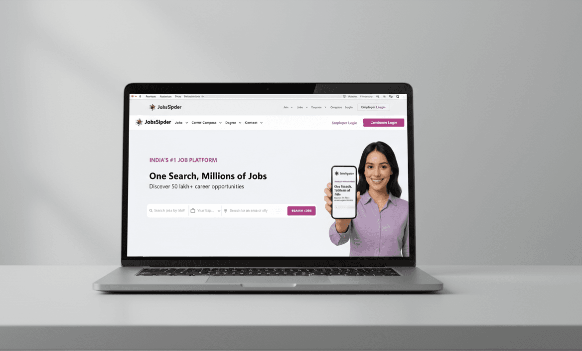JobSpider Job Portal Web Application Preview